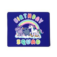 Unicorn Birthday Squad Narwhal Rhino Funny Humor Gift Mousepad