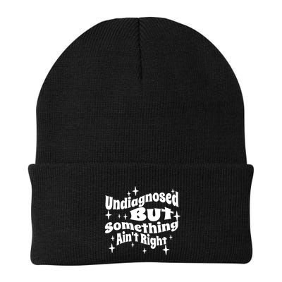 Undiagnosed But Something AinT Right Funny Meme Knit Cap Winter Beanie