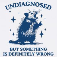 Undiagnosed But Something Is Wrong Opossum Mousepad