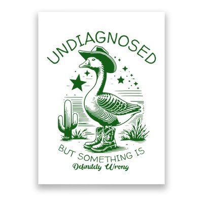 Undiagnosed But Something Is Wrong Funny Silly Goose Poster