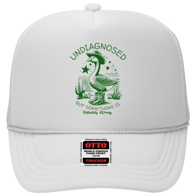 Undiagnosed But Something Is Wrong Funny Silly Goose Trucker Hat