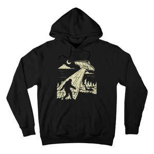 Ufo Bigfoot Sasquatch Lochness Monster Funny Believe Gift Hoodie