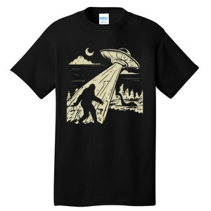 Ufo Bigfoot Sasquatch Lochness Monster Funny Believe Gift Tall T-Shirt