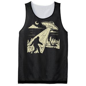 Ufo Bigfoot Sasquatch Lochness Monster Funny Believe Gift Mesh Reversible Basketball Jersey Tank