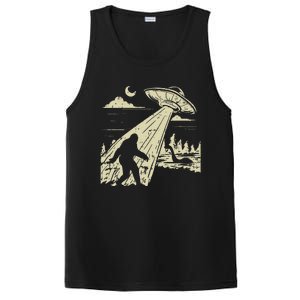 Ufo Bigfoot Sasquatch Lochness Monster Funny Believe Gift PosiCharge Competitor Tank