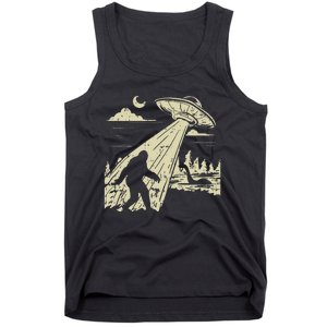 Ufo Bigfoot Sasquatch Lochness Monster Funny Believe Gift Tank Top