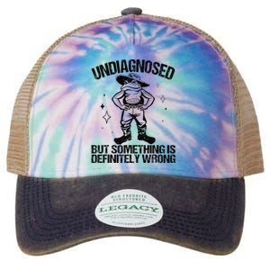 Undiagnosed But Something Is Definitely Wrong Cowboy Frog Legacy Tie Dye Trucker Hat