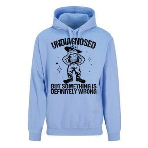 Undiagnosed But Something Is Definitely Wrong Cowboy Frog Unisex Surf Hoodie