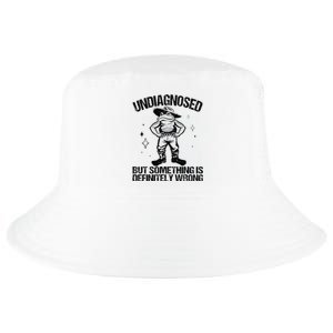 Undiagnosed But Something Is Definitely Wrong Cowboy Frog Cool Comfort Performance Bucket Hat