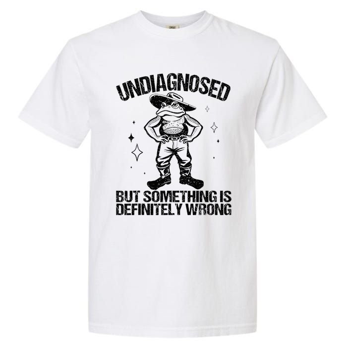 Undiagnosed But Something Is Definitely Wrong Cowboy Frog Garment-Dyed Heavyweight T-Shirt