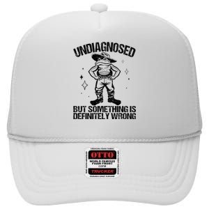 Undiagnosed But Something Is Definitely Wrong Cowboy Frog High Crown Mesh Back Trucker Hat