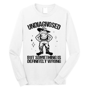 Undiagnosed But Something Is Definitely Wrong Cowboy Frog Long Sleeve Shirt