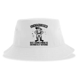 Undiagnosed But Something Is Definitely Wrong Cowboy Frog Sustainable Bucket Hat