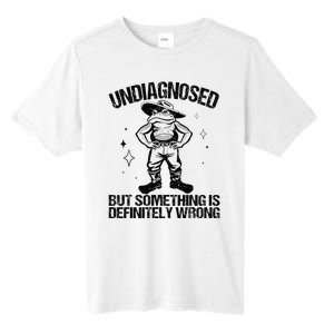 Undiagnosed But Something Is Definitely Wrong Cowboy Frog Tall Fusion ChromaSoft Performance T-Shirt