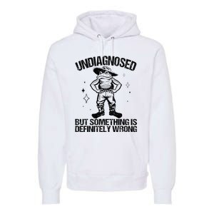 Undiagnosed But Something Is Definitely Wrong Cowboy Frog Premium Hoodie