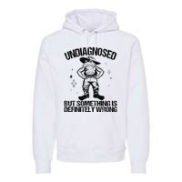 Undiagnosed But Something Is Definitely Wrong Cowboy Frog Premium Hoodie