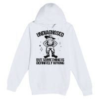 Undiagnosed But Something Is Definitely Wrong Cowboy Frog Premium Pullover Hoodie