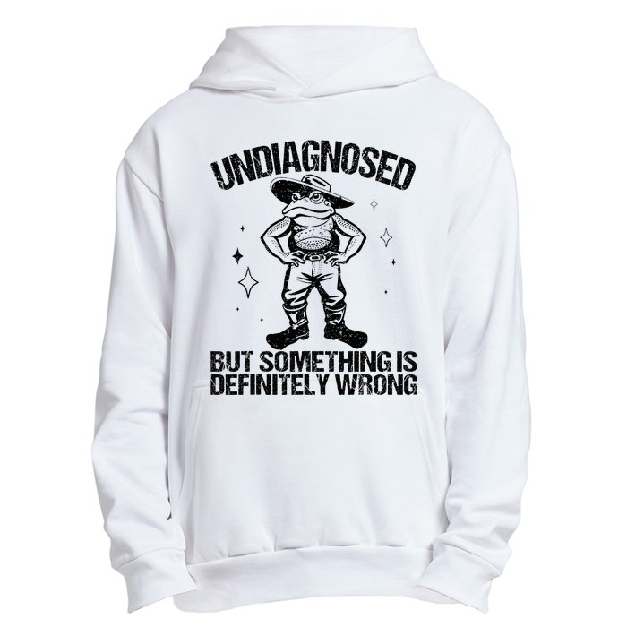 Undiagnosed But Something Is Definitely Wrong Cowboy Frog Urban Pullover Hoodie