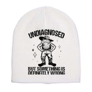 Undiagnosed But Something Is Definitely Wrong Cowboy Frog Short Acrylic Beanie