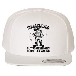 Undiagnosed But Something Is Definitely Wrong Cowboy Frog Wool Snapback Cap