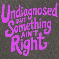Undiagnosed But Something AinT Right Cotton Canvas Backpack