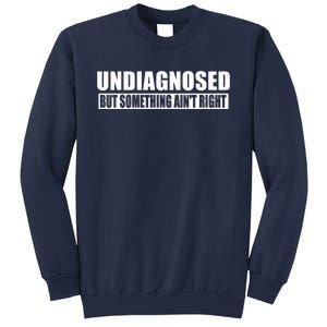 Undiagnosed But Something AinT Right Funny Humor Sweatshirt