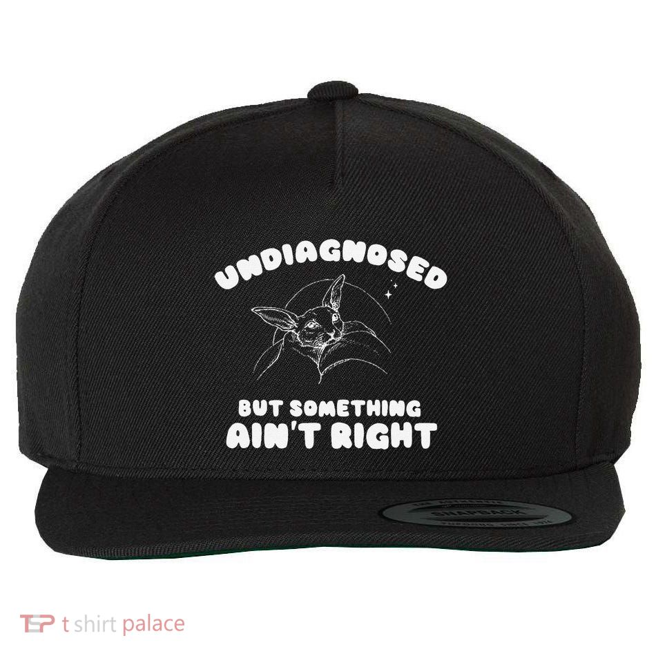 Undiagnosed But Something AinT Right Wool Snapback Cap