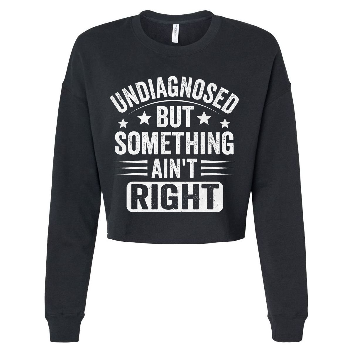 Undiagnosed But Something Aint Right Funny Sarcastic Humor Gift V-Neck T-Shirt