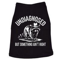 Undiagnosed But Something AinT Right Cowboy Funny Raccoon Doggie Tank