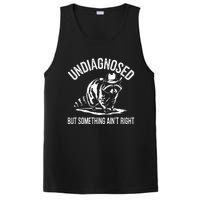 Undiagnosed But Something AinT Right Cowboy Funny Raccoon PosiCharge Competitor Tank