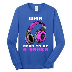 Uma Born To Be A Gamer Personalized Gift Tall Long Sleeve T-Shirt