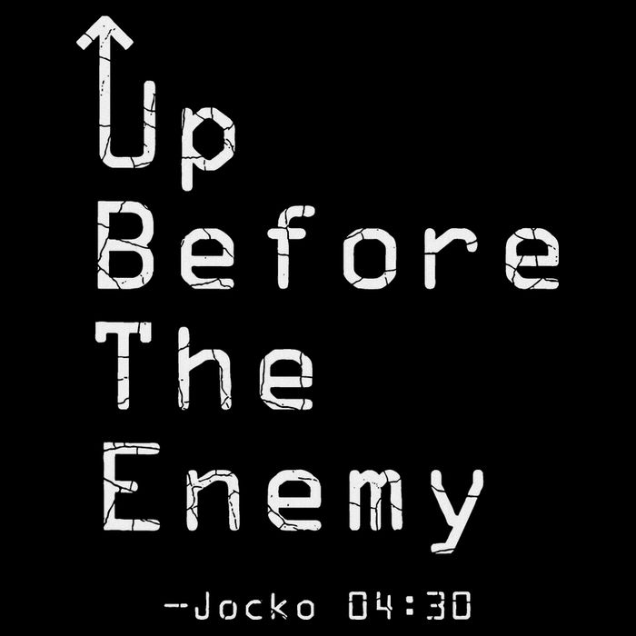 Up Before The Enemy Jocko 0430 Sustainable Bucket Hat