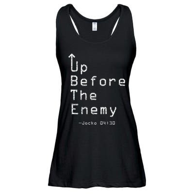 Up Before The Enemy Jocko 0430 Ladies Essential Flowy Tank