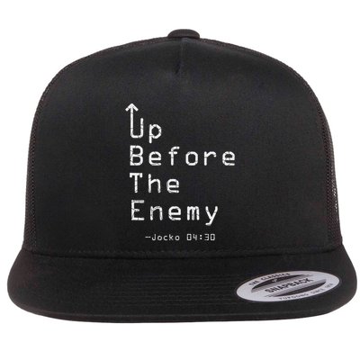Up Before The Enemy Jocko 0430 Flatbill Hat