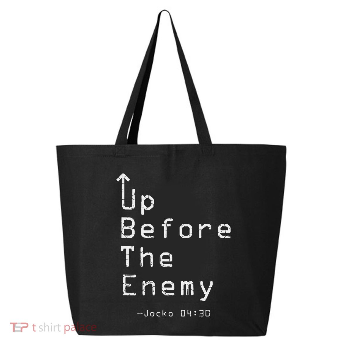 Up Before The Enemy Jocko 0430 25L Jumbo Tote