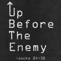 Up Before The Enemy Jocko 0430 Golf Towel