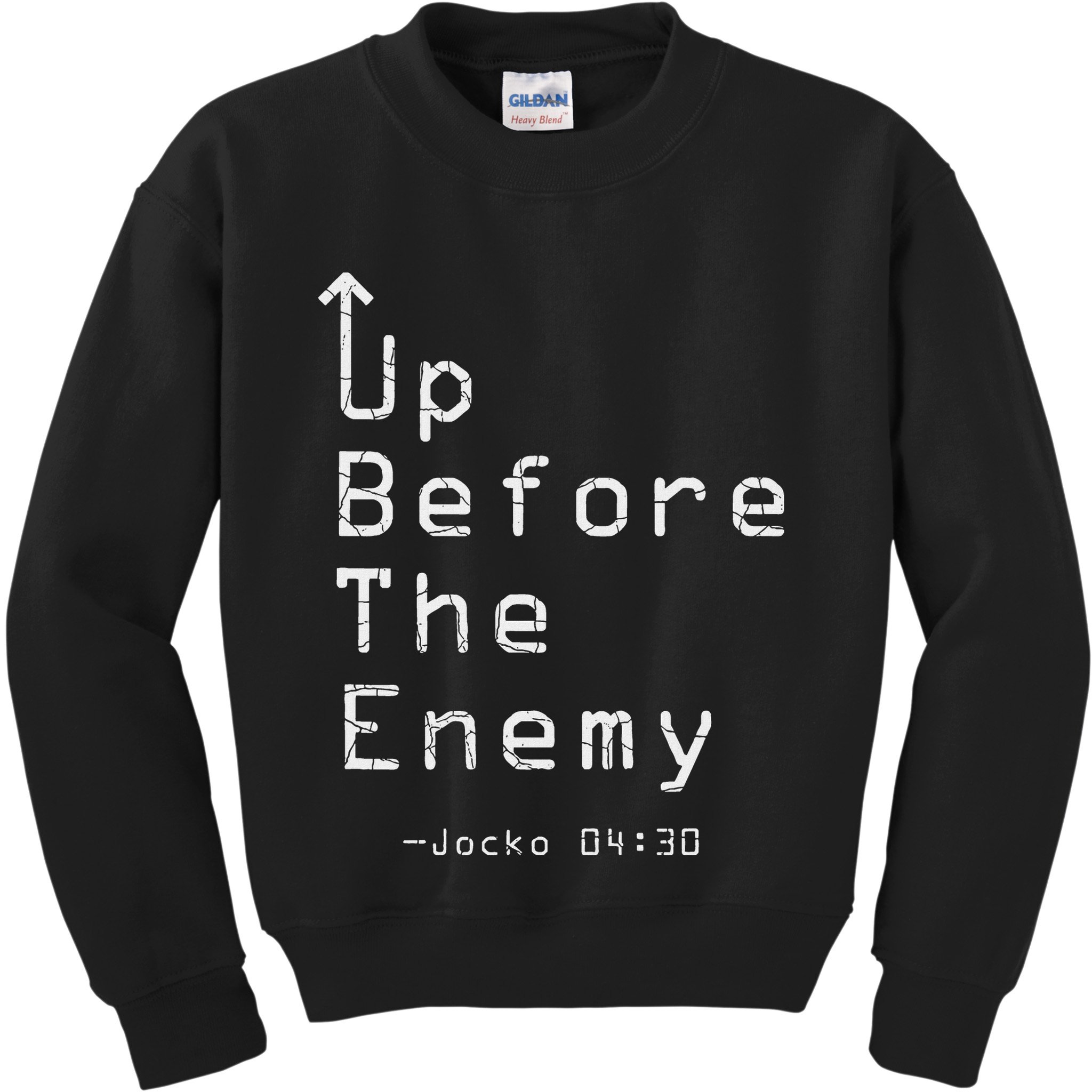 Up Before The Enemy Jocko 0430 Kids Sweatshirt