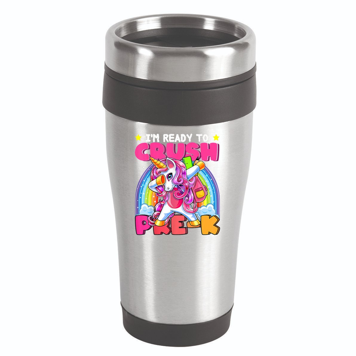 Unicorn Back To School Magical School Supplies Enchanting Classroom Decor Uni 16oz Travel Tumbler