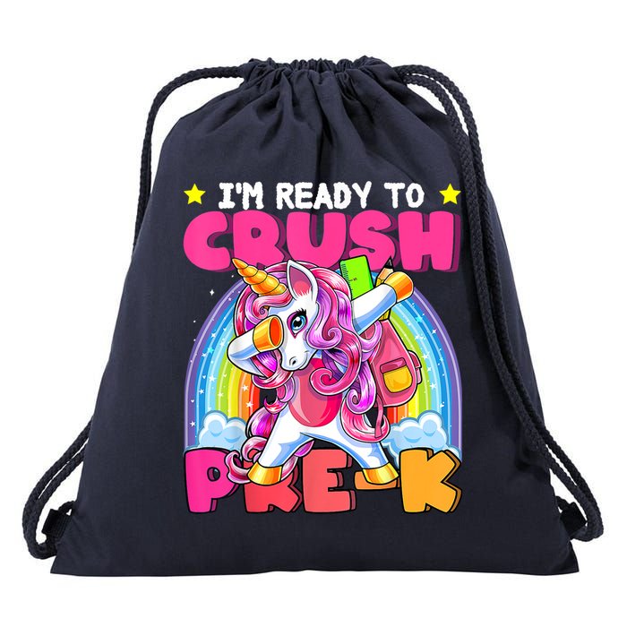 Unicorn Back To School Magical School Supplies Enchanting Classroom Decor Uni Drawstring Bag