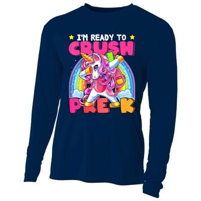 Unicorn Back To School Magical School Supplies Enchanting Classroom Decor Uni Cooling Performance Long Sleeve Crew