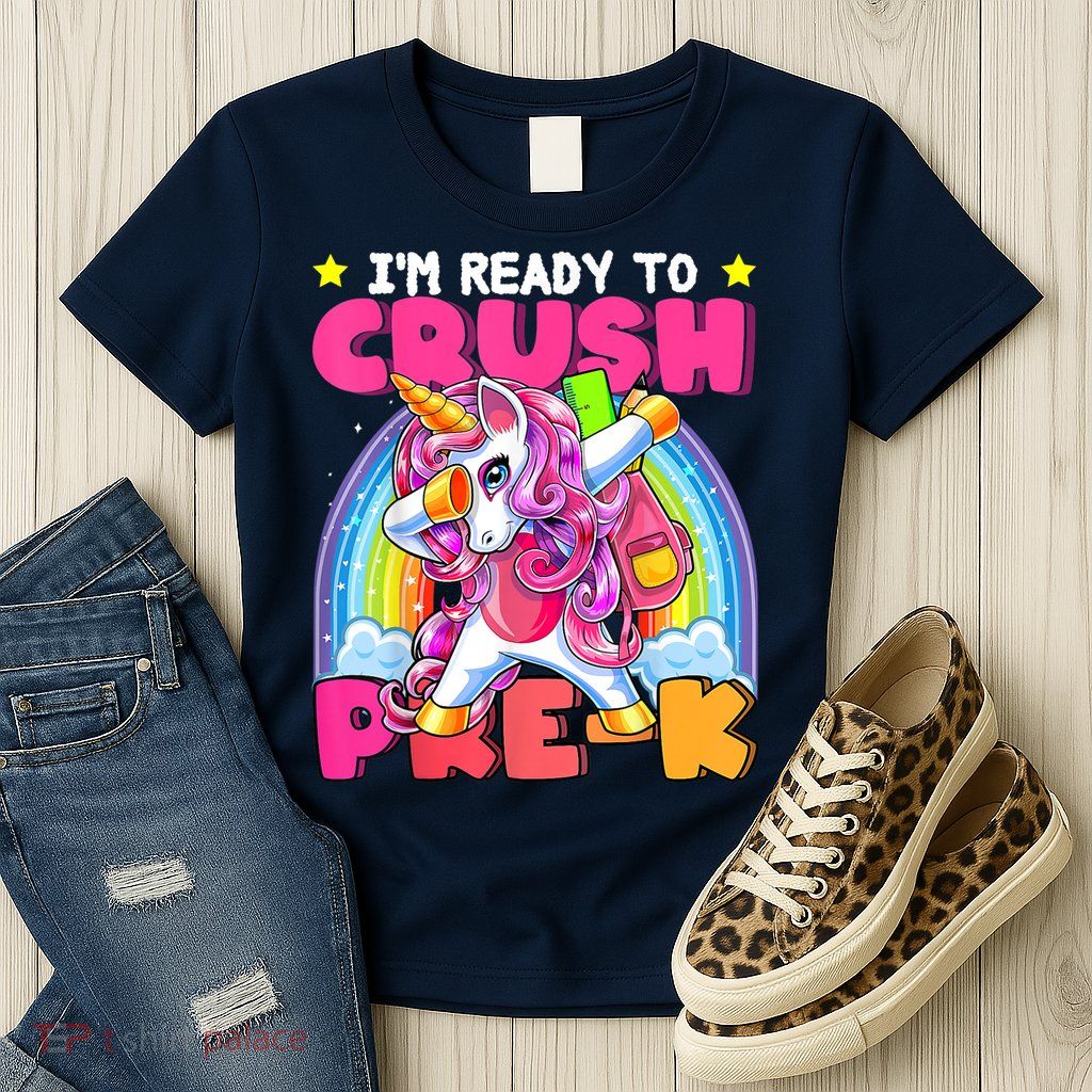 Unicorn Back To School Magical School Supplies Enchanting Classroom Decor Uni Womens T-Shirt
