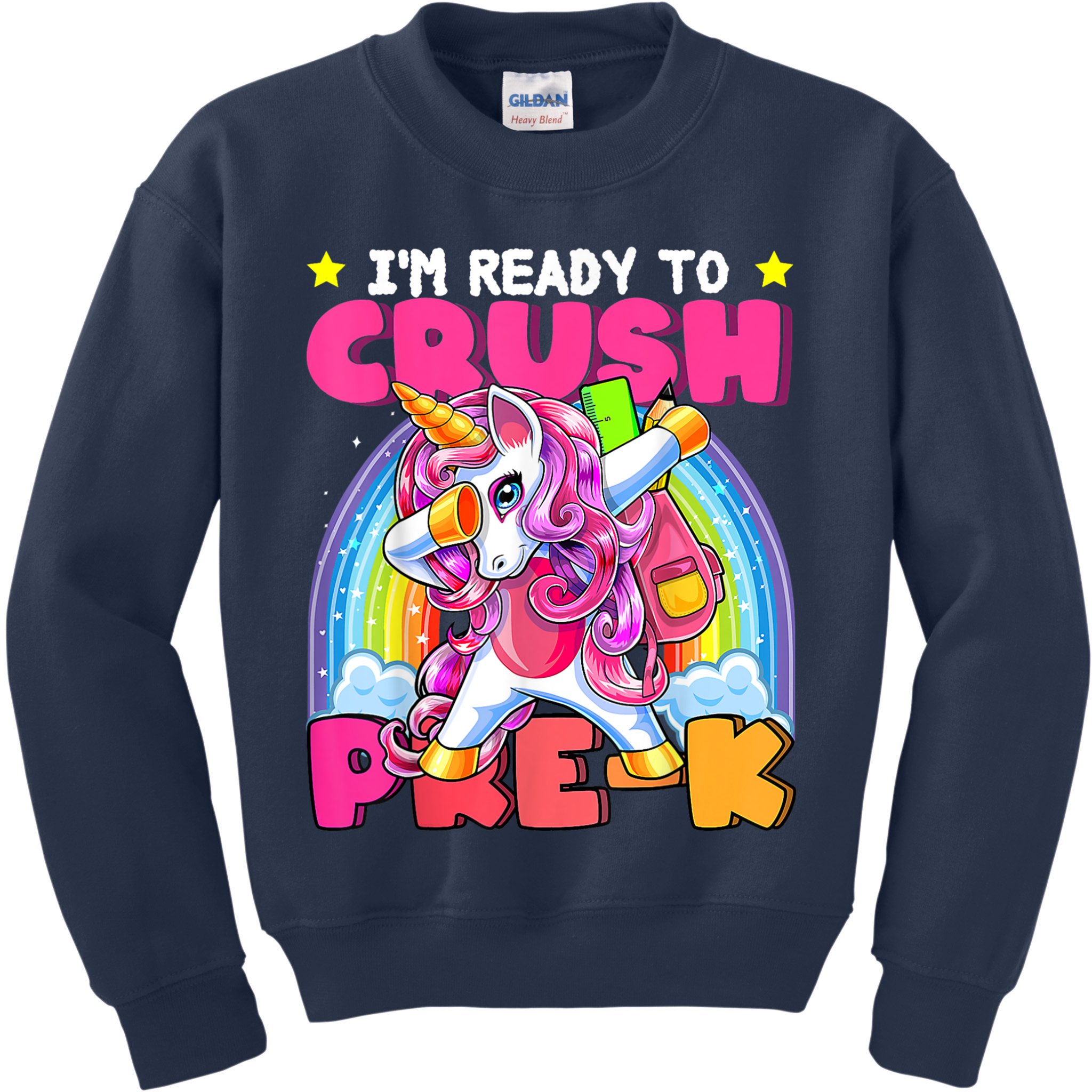 Unicorn Back To School Magical School Supplies Enchanting Classroom Decor Uni Kids Sweatshirt