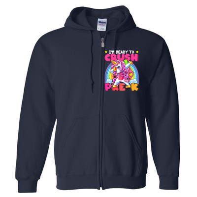 Unicorn Back To School Magical School Supplies Enchanting Classroom Decor Uni Full Zip Hoodie