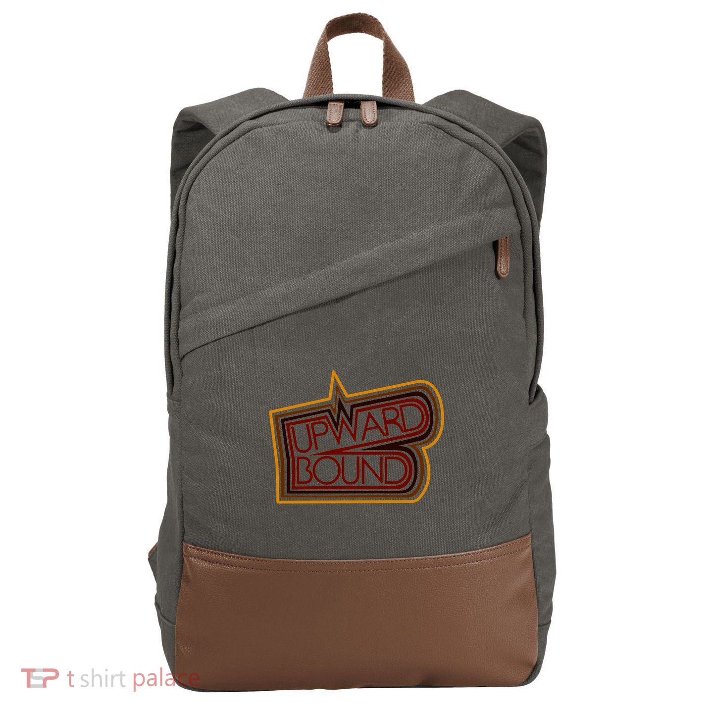 Upward Bound Cotton Canvas Backpack