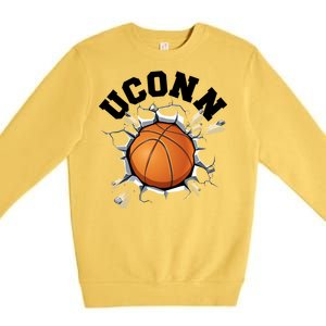 Uconn Basketball Premium Crewneck Sweatshirt