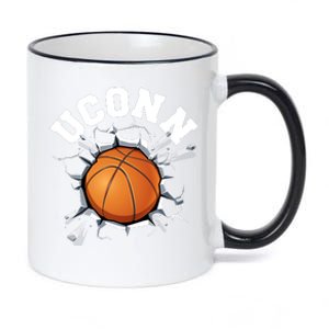 Uconn Basketball 11oz Black Color Changing Mug