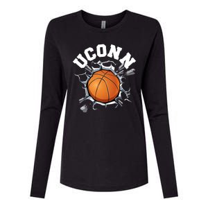 Uconn Basketball Womens Cotton Relaxed Long Sleeve T-Shirt