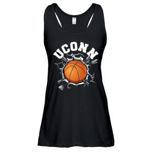 Uconn Basketball Ladies Essential Flowy Tank