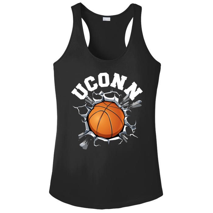 Uconn Basketball Ladies PosiCharge Competitor Racerback Tank