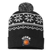 Uconn Basketball USA-Made Snowflake Beanie